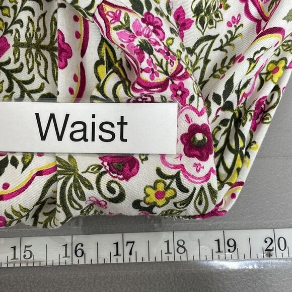 Torrid Dress Floral Keyhole Flowy White Pink Size 1X - Picture 14 of 15